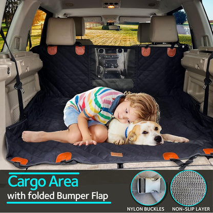 Ultimate Waterproof Dog Car Seat Cover - Scratchproof Hammock with Mesh Window for All Cars & SUVs!