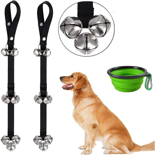 Premium Adjustable Dog Bell - 7 Super Loud Doorbells for Easy Potty Training Your Big Dog