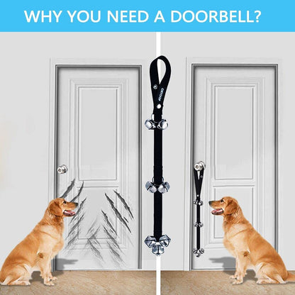 Premium Adjustable Dog Bell - 7 Super Loud Doorbells for Easy Potty Training Your Big Dog