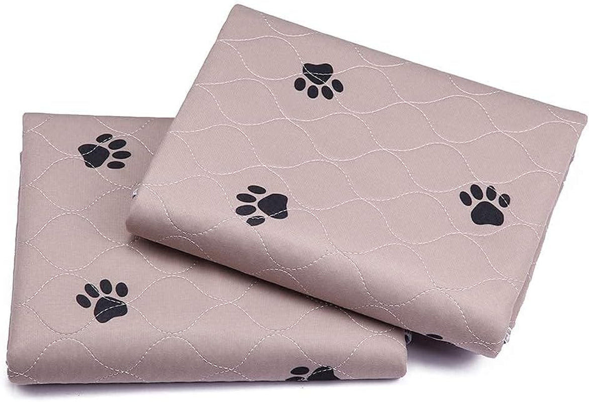 Premium Washable Dog Pee Pads with Grooming Gloves - Super Absorbent, Reusable, Waterproof Training Pads for Large Dogs and Puppies